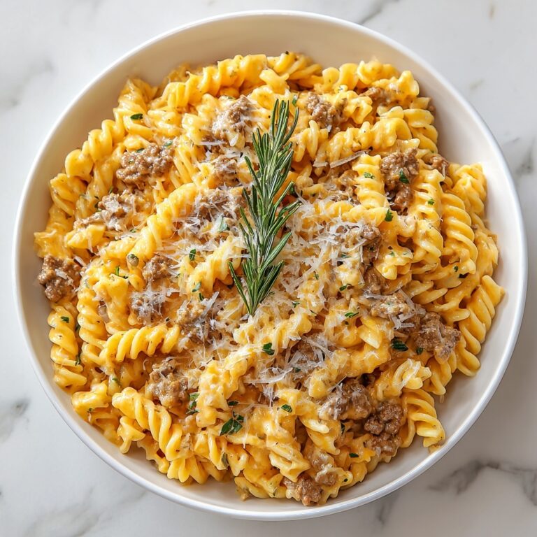 Creamy Beef Pumpkin Pasta Recipe