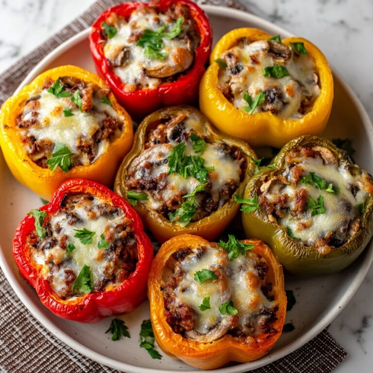 Stuffed Bell Peppers with Turkey and Vegetables Recipe