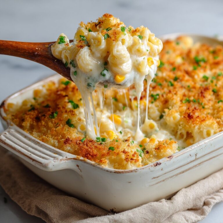 Creamy Macaroni Corn Casserole Recipe