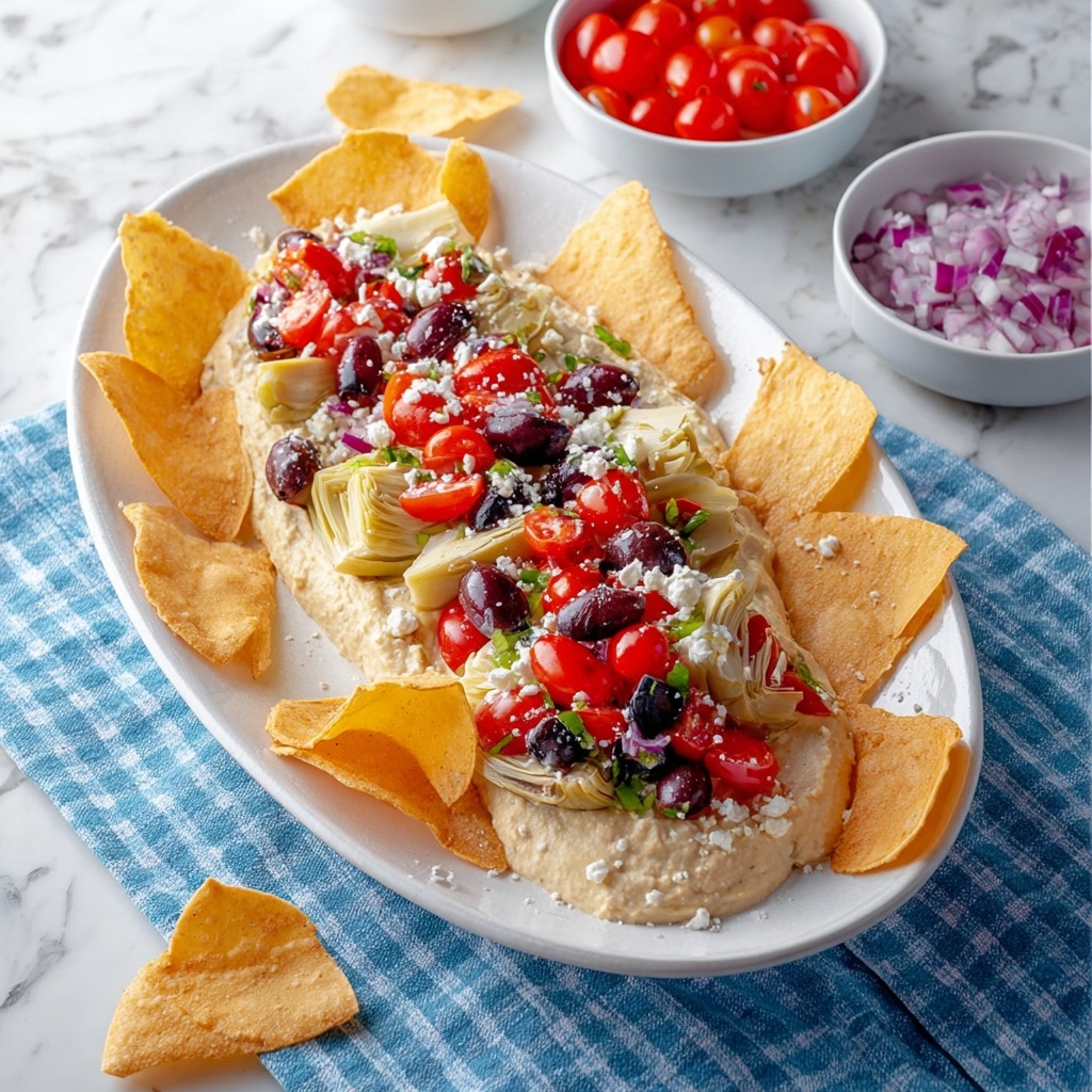 Greek Layer Dip Recipe - Recipe Image