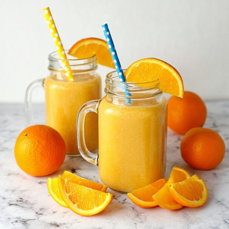 Orange Ginger Sunshine Smoothie Recipe