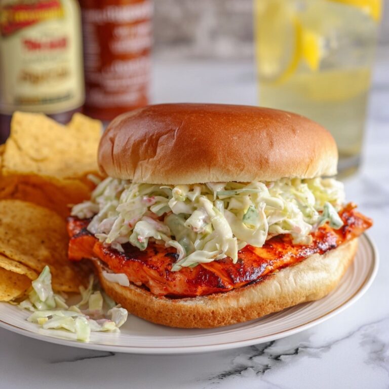 Grilled Buffalo Chicken Sandwich with Blue Cheese Coleslaw Recipe