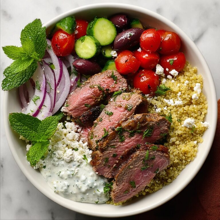 Mediterranean Steak Bowls Recipe