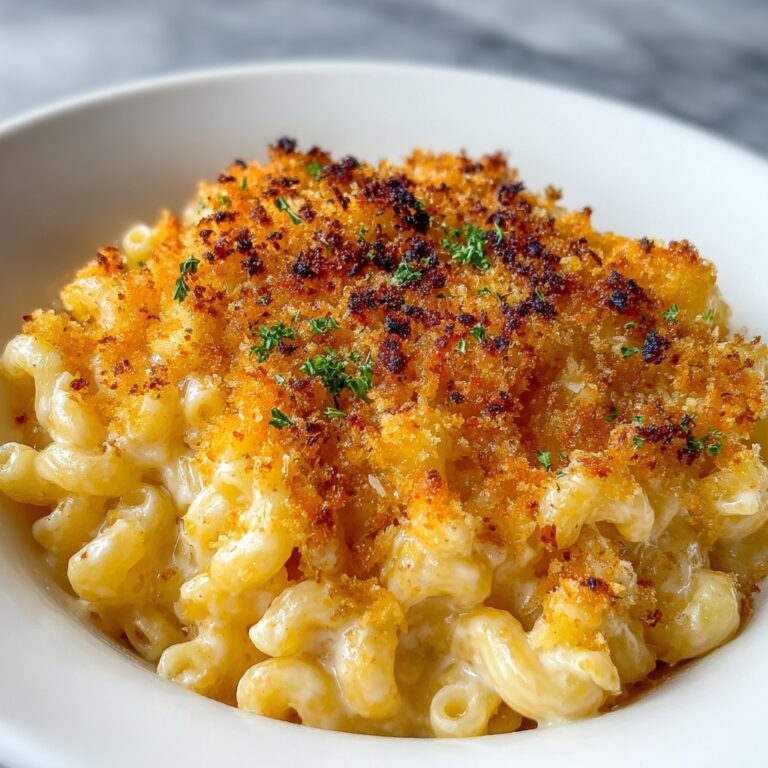 Creamy Baked Cheddar Mac-and-Cheese Recipe