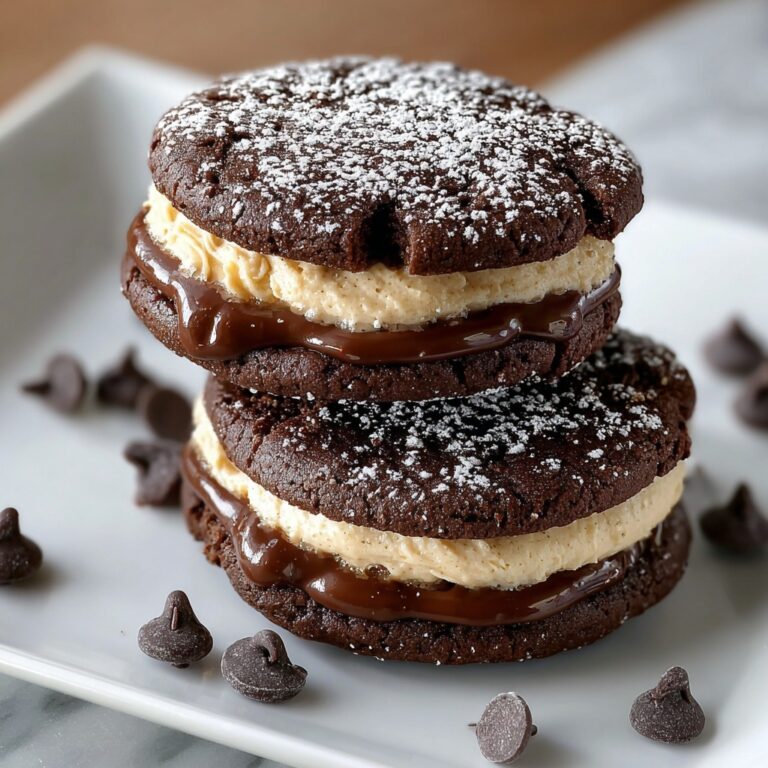 Brownie Cookie Dough Sandwich Cookies Recipe