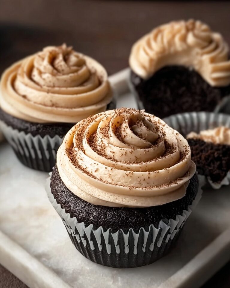 Chocolate Coffee Cream Cupcakes Recipe