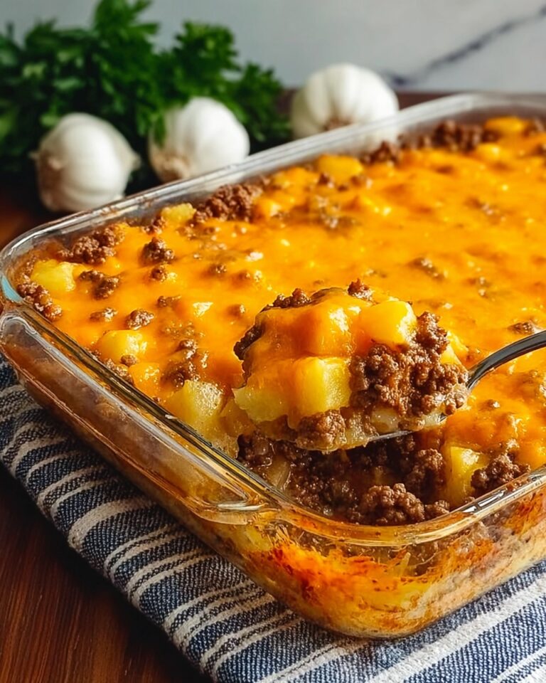 Mouthwatering Cheesy Hamburger Recipe