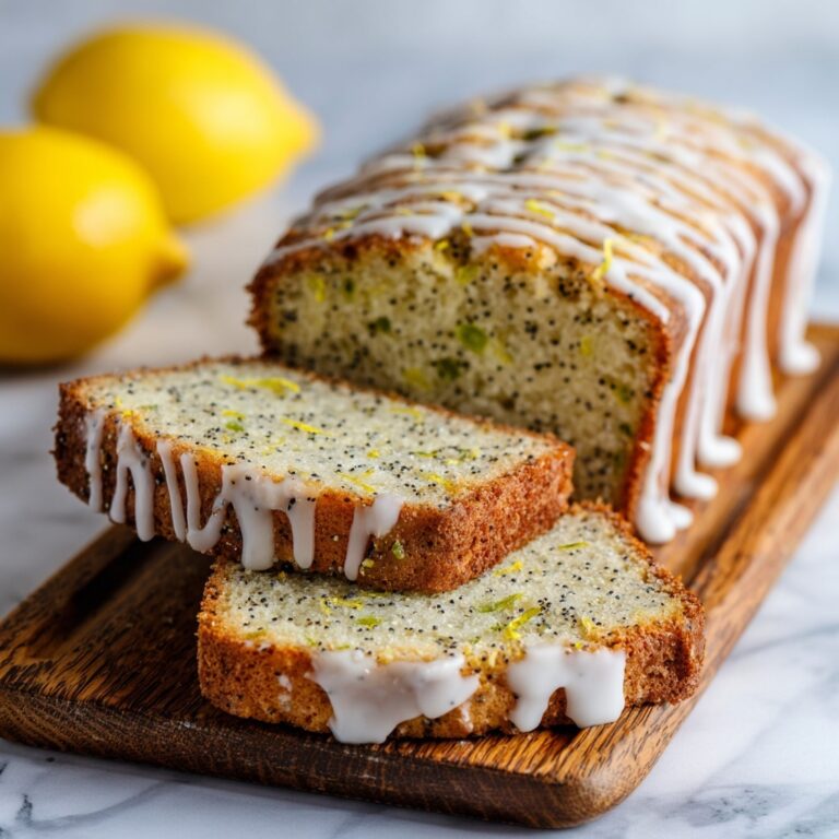Lemon Poppy Seed Zucchini Bread Recipe