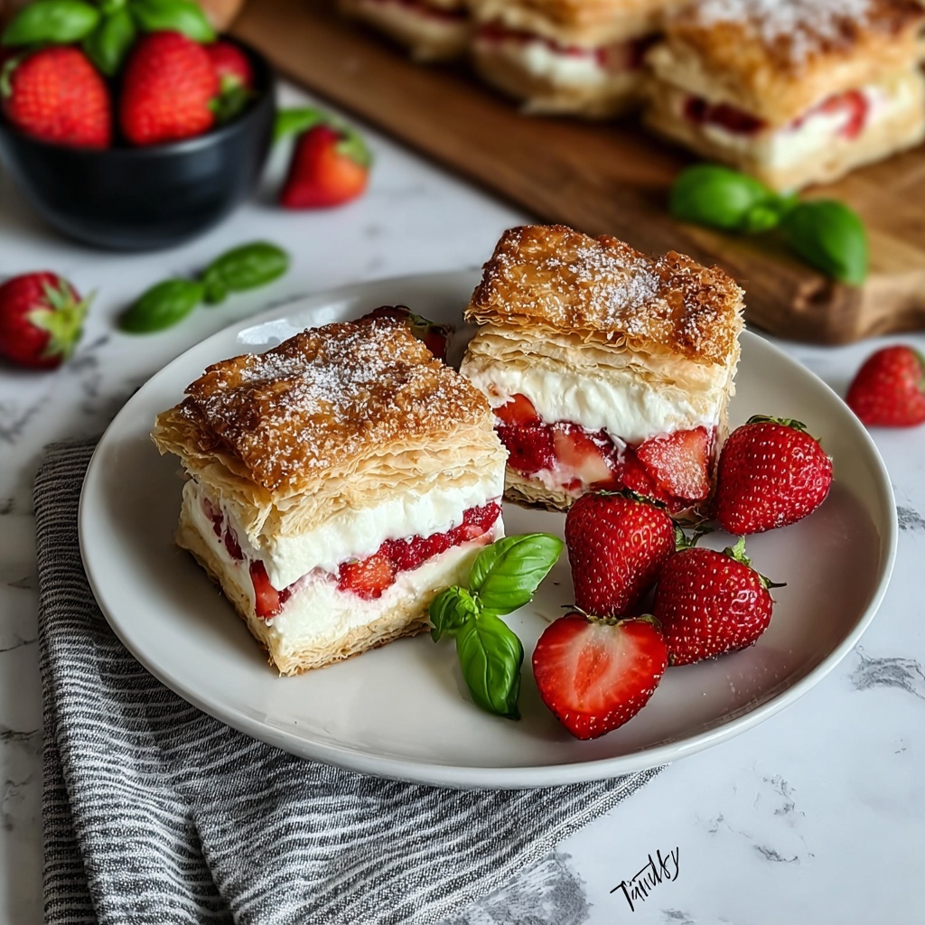 Fluffy Strawberry Shortcake Cheesecake Roll Recipe - Recipe Image