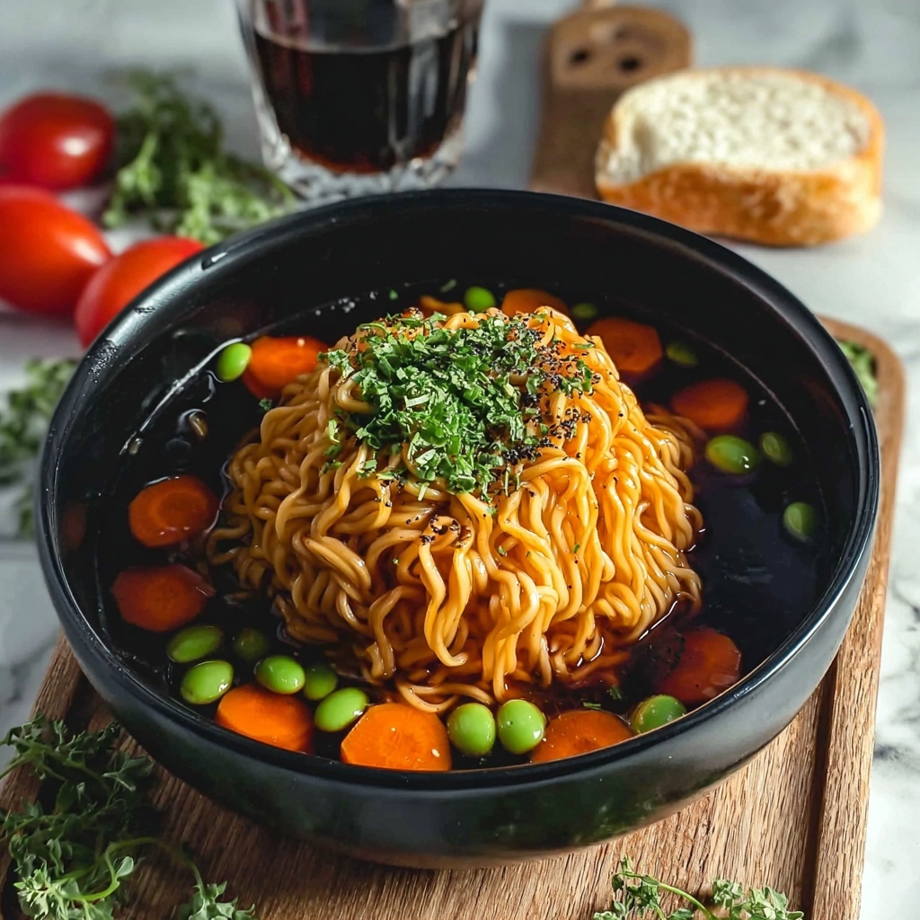 Easy Saucy Ramen Noodles Recipe - Recipe Image