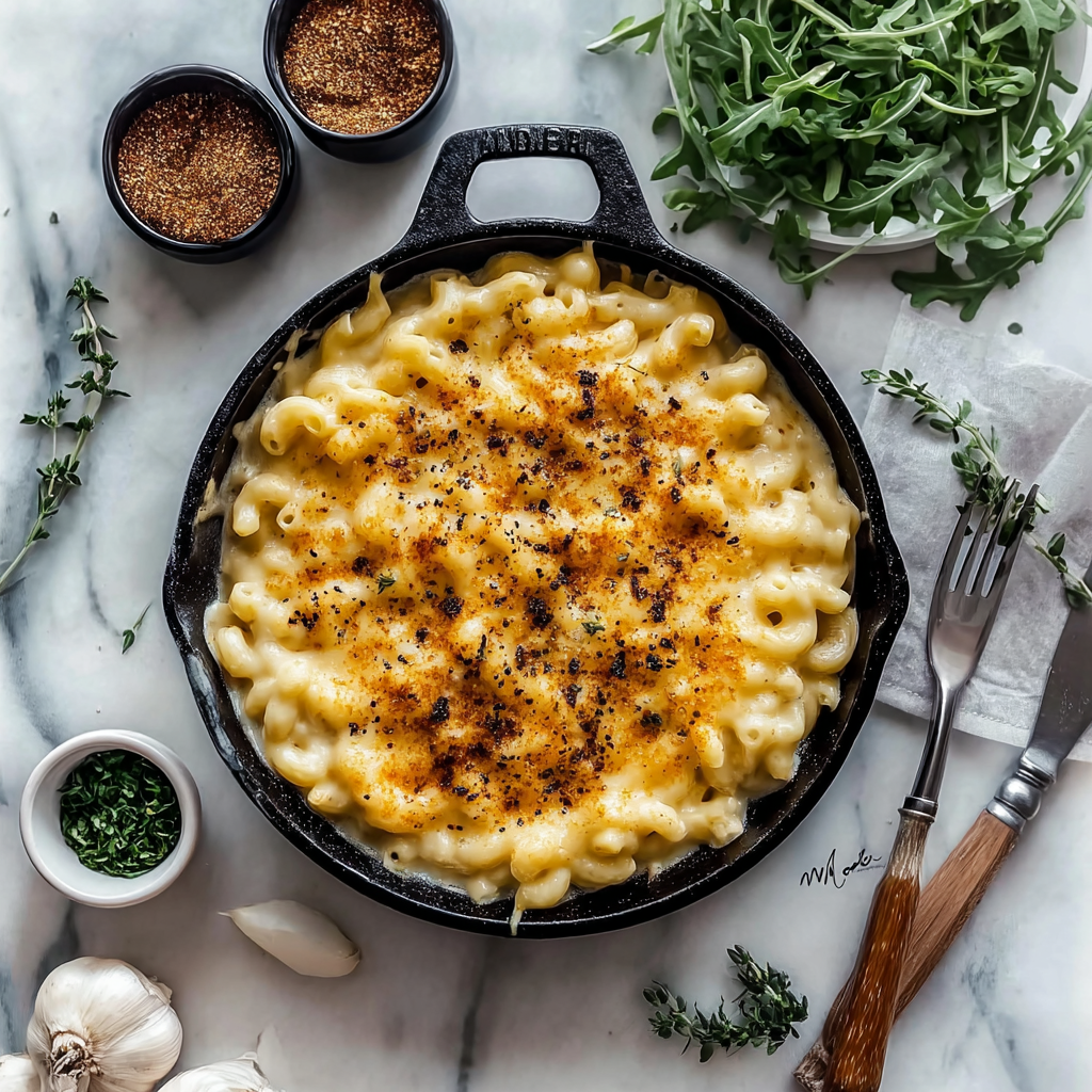 Creamy Baked Mac and Cheese Recipe - Recipe Image