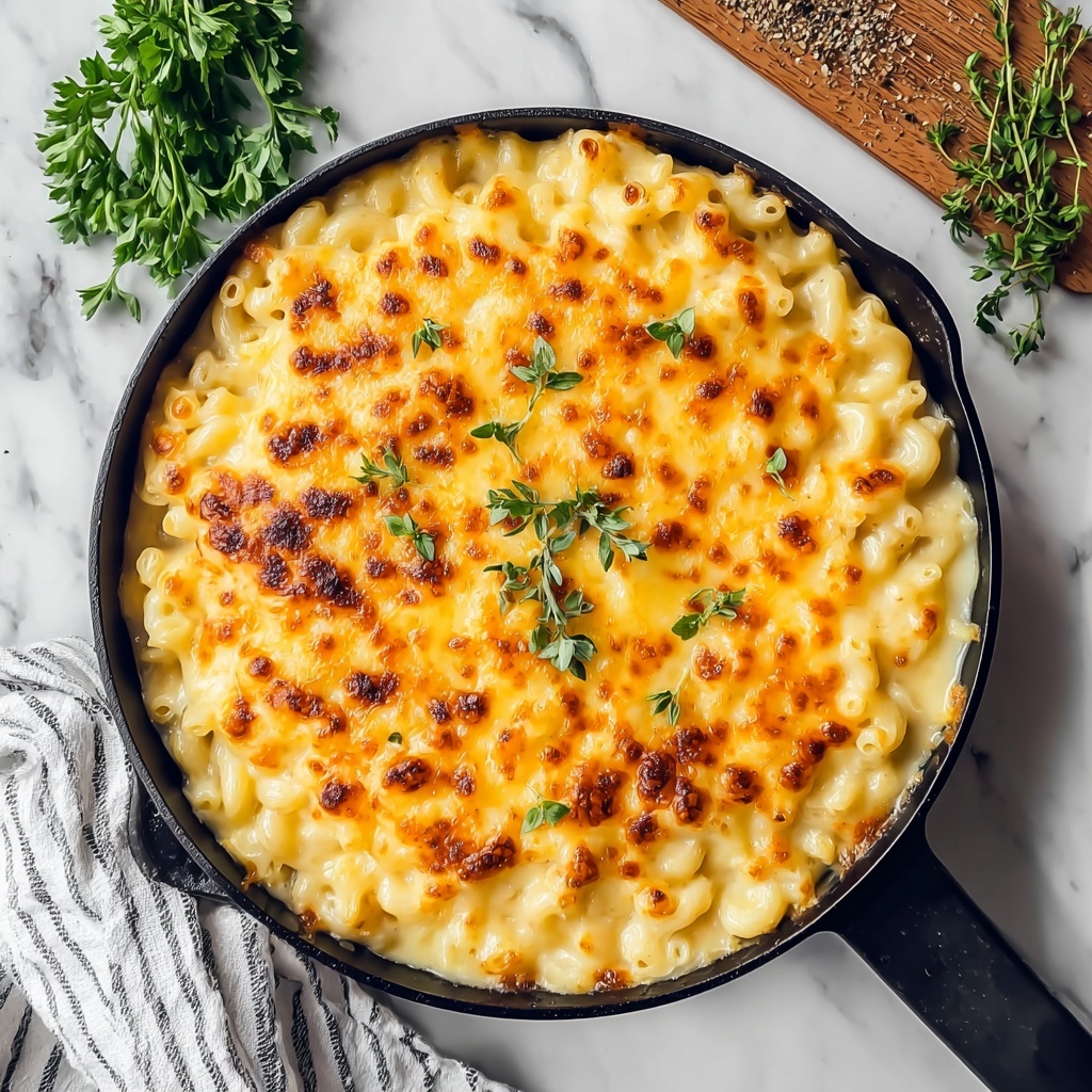 Creamy Cheddar Mac and Cheese with Toasted Breadcrumbs Recipe - Recipe Image