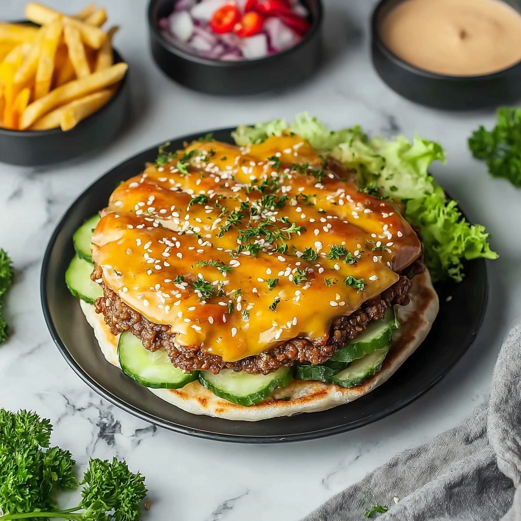 Homemade Big Mac Wraps With Special Sauce Recipe - Recipe Image