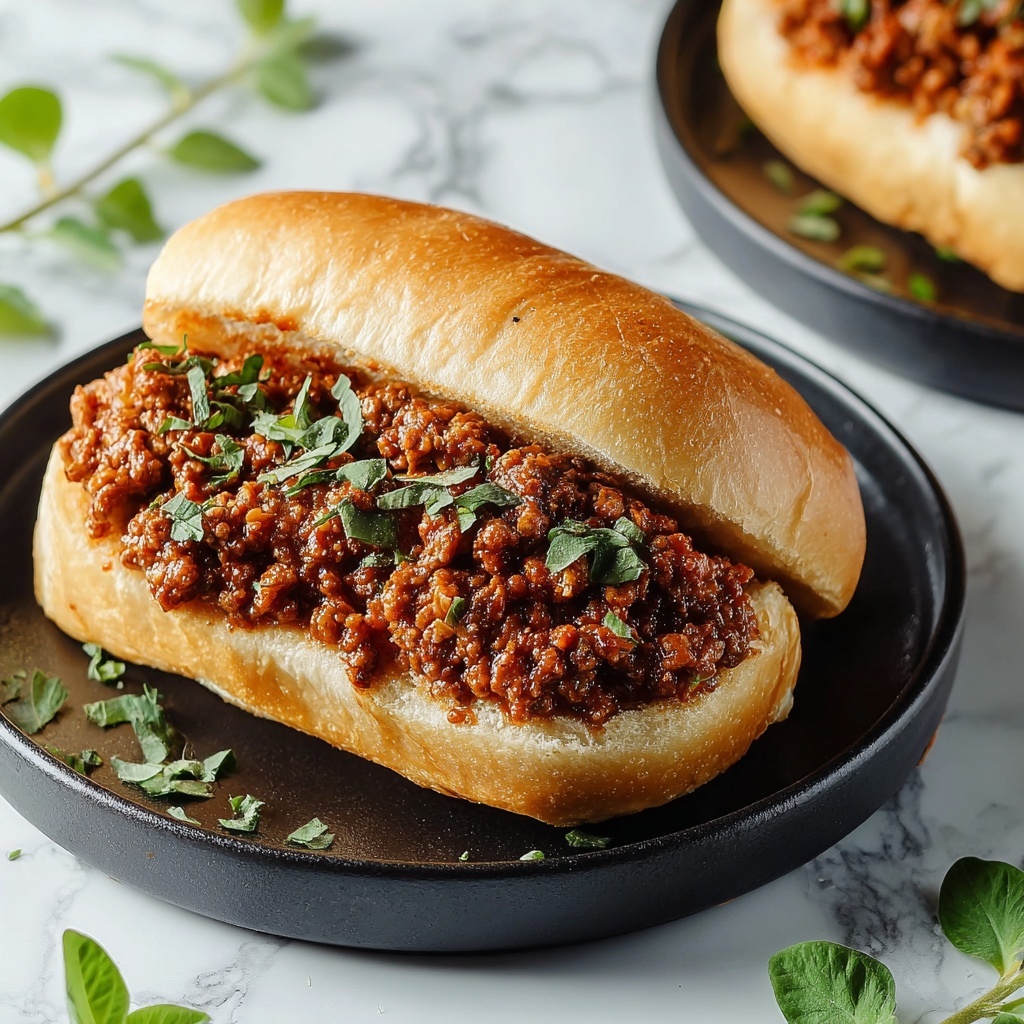 Italian Garlic Bread Sloppy Joes Recipe - Recipe Image