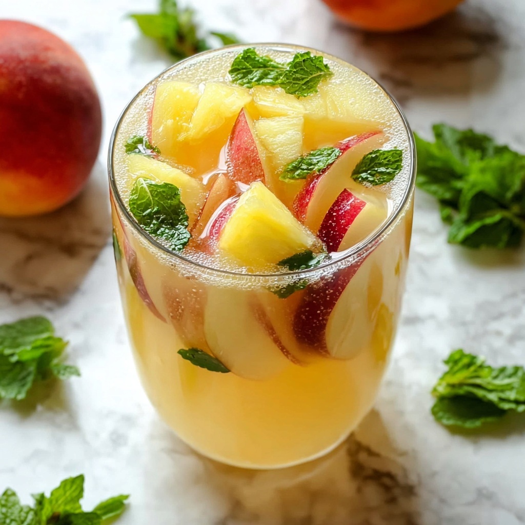 White Peach Sangria Recipe - Recipe Image