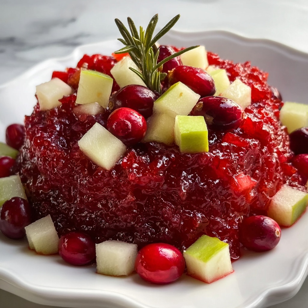 Crockpot Christmas Cranberry-Strawberry Apple Jam Recipe - Recipe Image