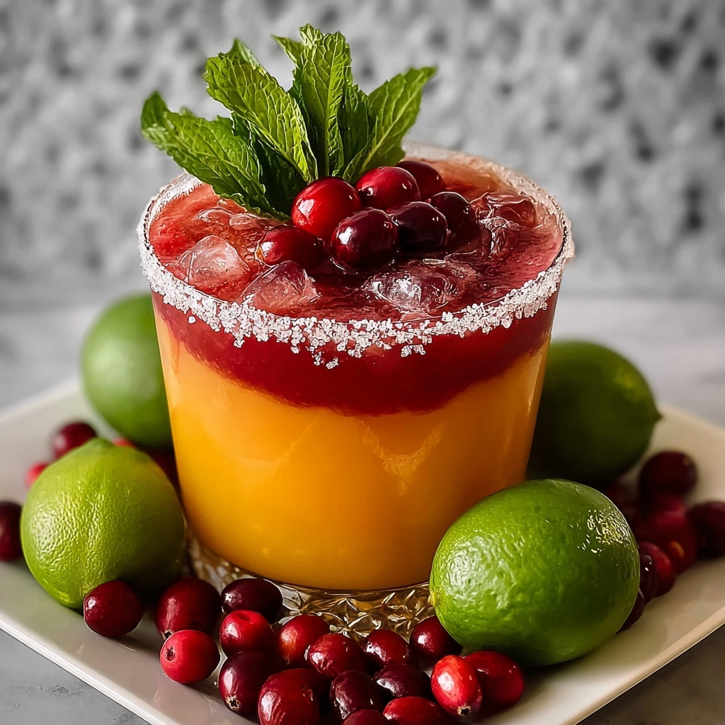 Christmas Mistletoe Margarita Recipe - Recipe Image