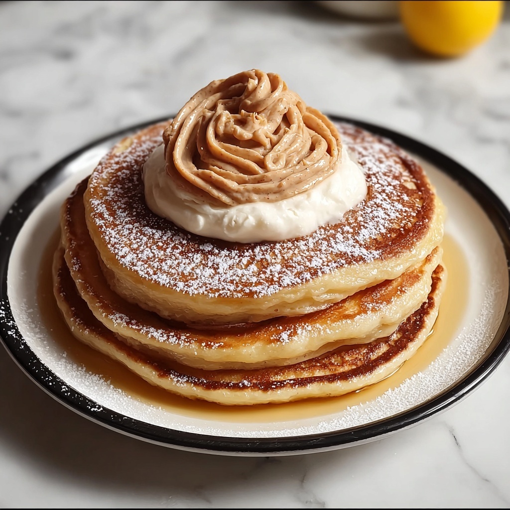 Fluffy Cinnamon Roll Pancakes Recipe - Recipe Image
