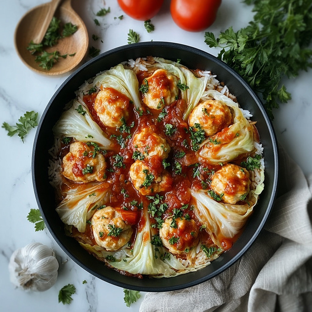 Lahana Sarma (Stuffed Cabbage Rolls) Recipe - Recipe Image