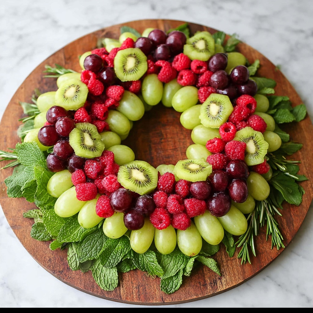 Christmas Fruit Wreath Recipe - Recipe Image