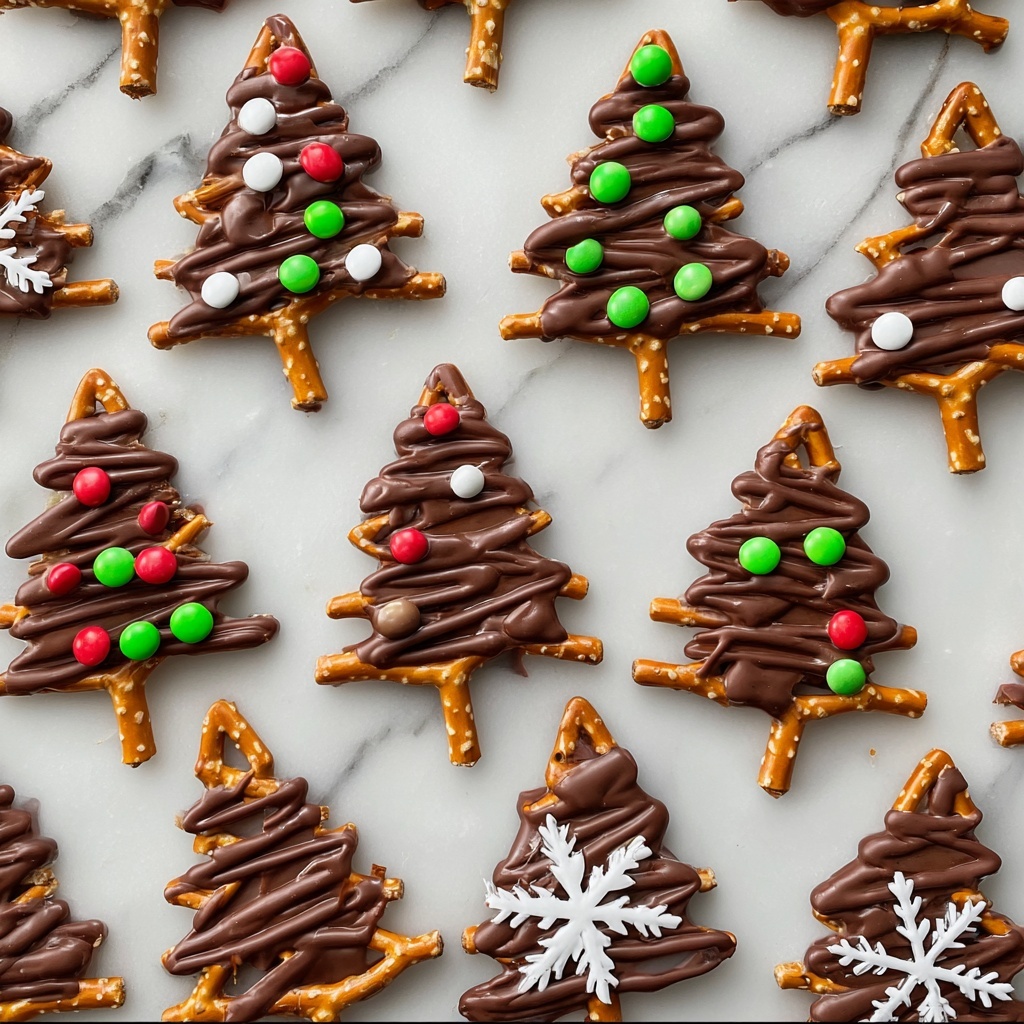 Dark Chocolate Christmas Trees Recipe - Recipe Image