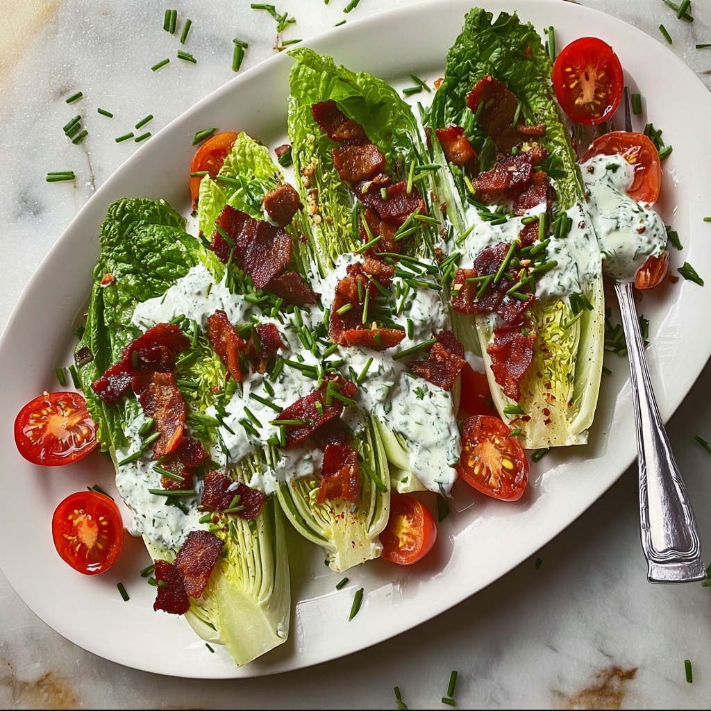 Romaine Wedge Salad with Green Goddess Dressing Recipe - Recipe Image