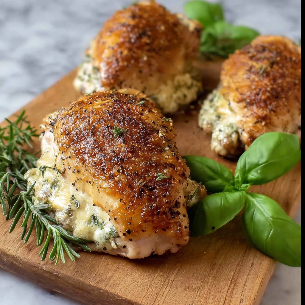 Easy Cheesy Herb Stuffed Chicken Breasts Recipe - Recipe Image