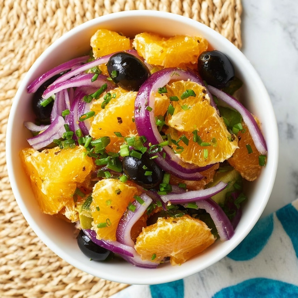 Orange Olive Salad with Balsamic Vinaigrette Recipe - Recipe Image