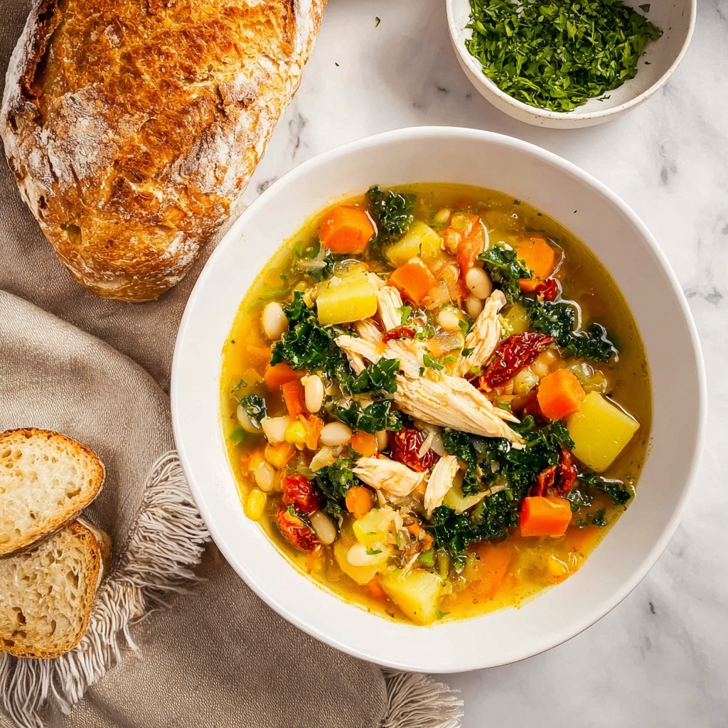 Tuscan Chicken Soup Recipe - Recipe Image