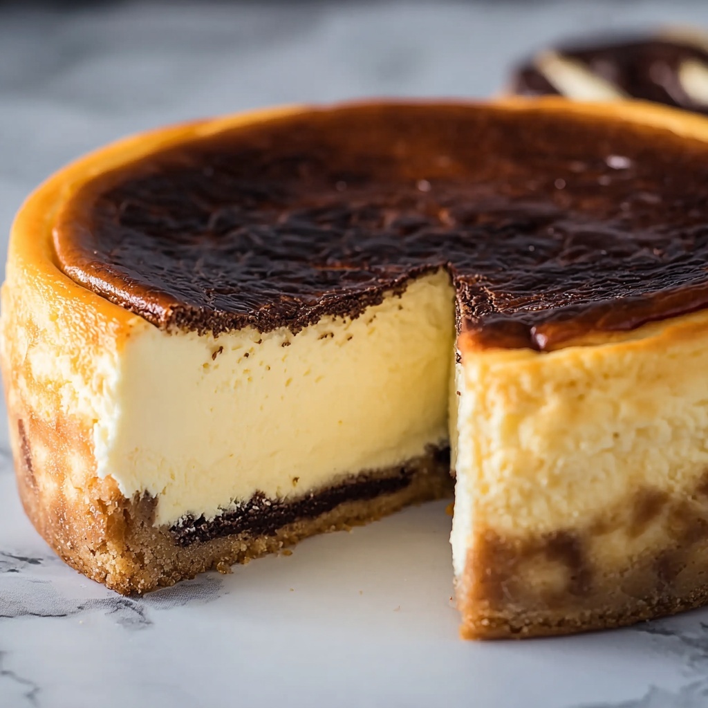 Basque Burnt Cheesecake Recipe - Recipe Image