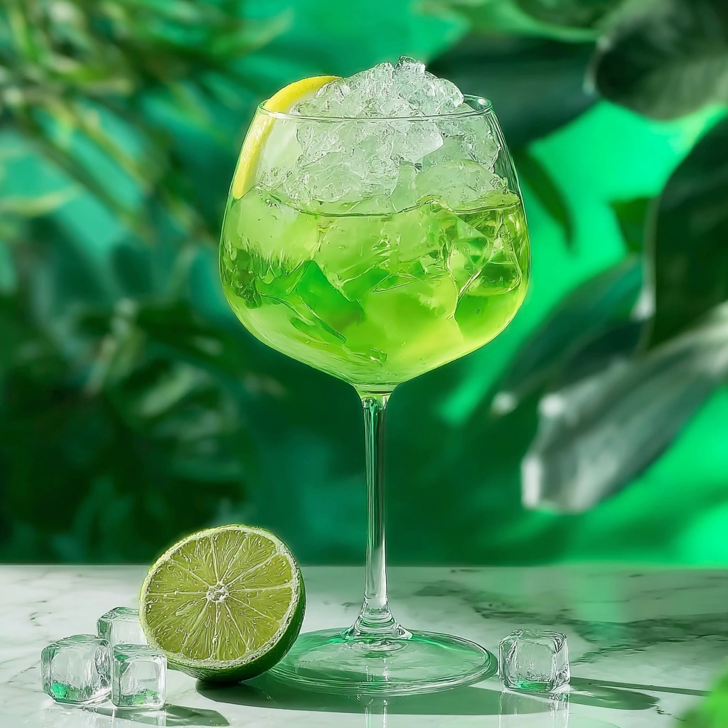 Green Gator Cocktail – A Refreshing Tropical Delight Recipe - Recipe Image