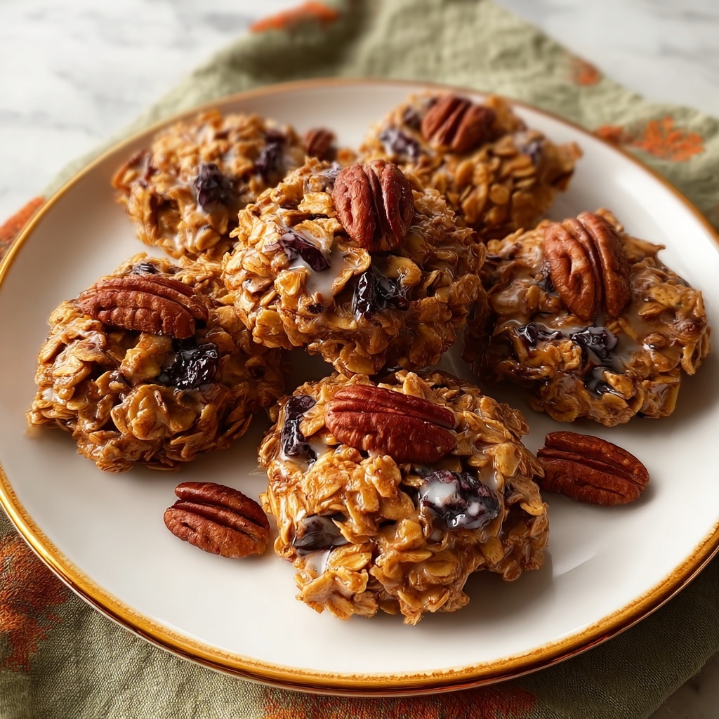 Pumpkin Spice No Bake Cookies Recipe - Recipe Image
