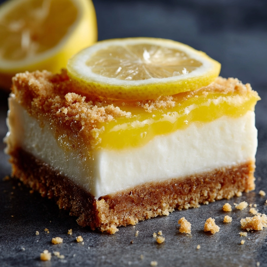 Lemon Cream Cheese Bars Recipe - Recipe Image
