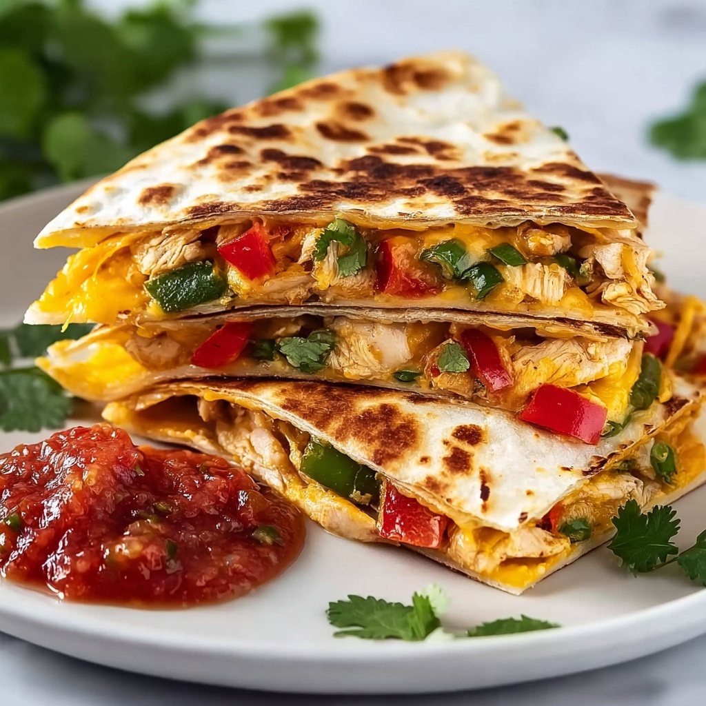 Chicken Fajita Quesadillas Recipe - Recipe Image