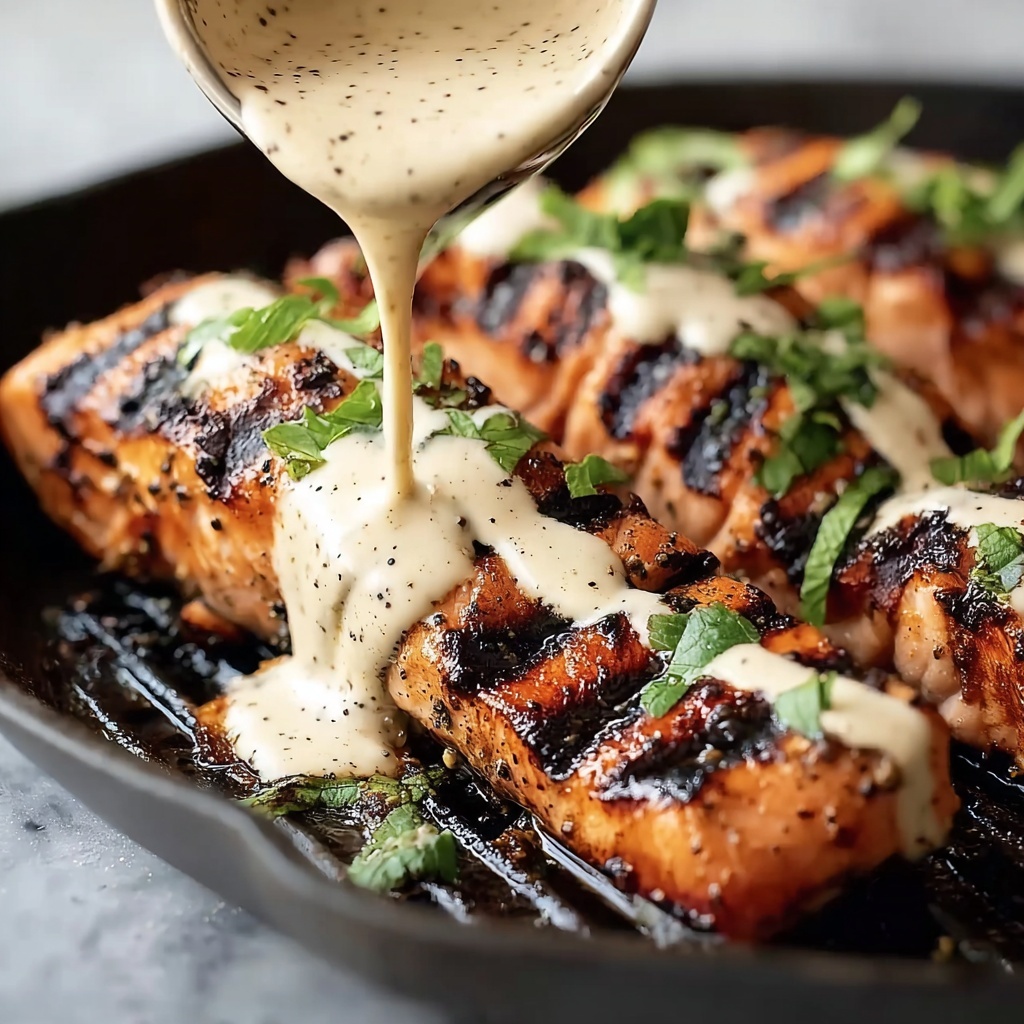 Cajun Grilled Chicken with Alabama White Sauce Recipe - Recipe Image