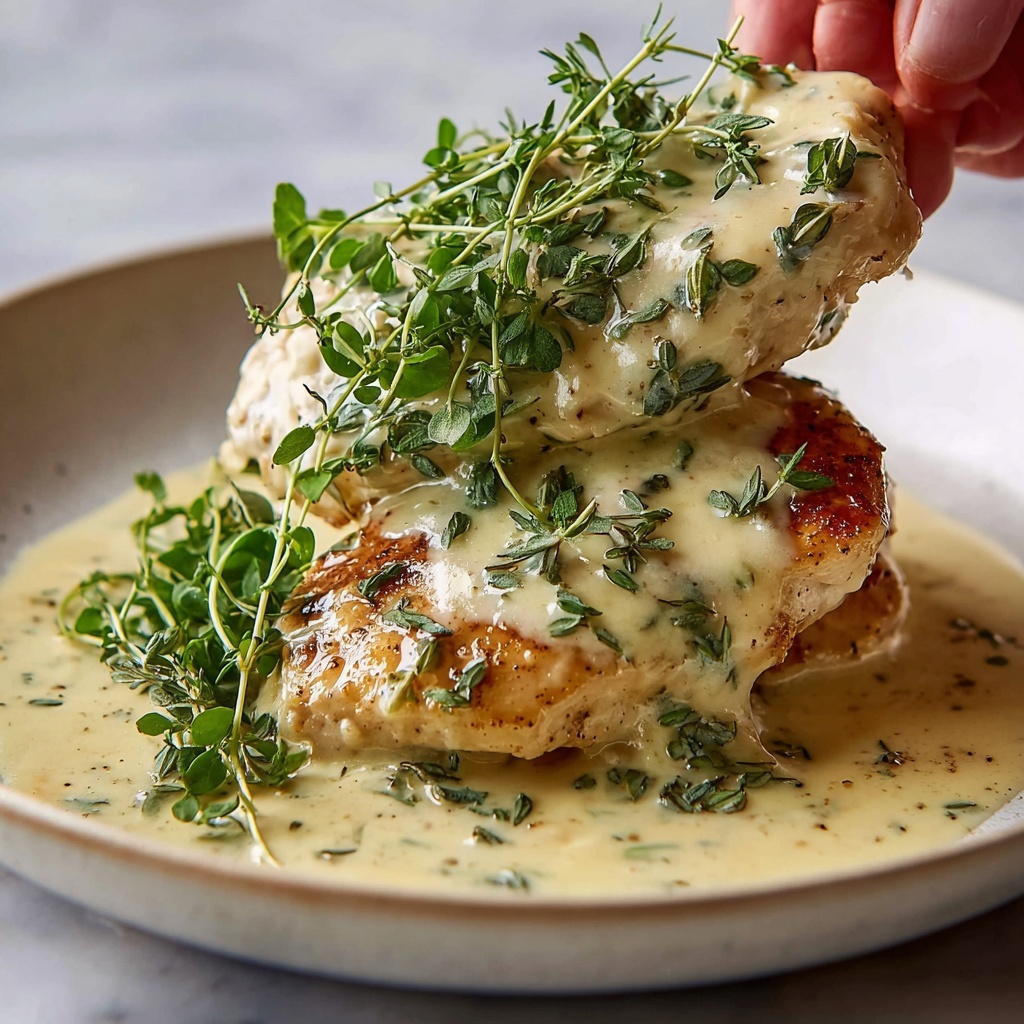 Chicken in Boursin Garlic Herb Cream Sauce Recipe - Recipe Image