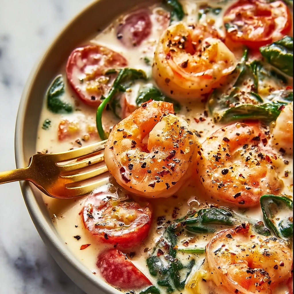 Tuscan Shrimp with Sun-Dried Tomatoes and Cream Recipe - Recipe Image