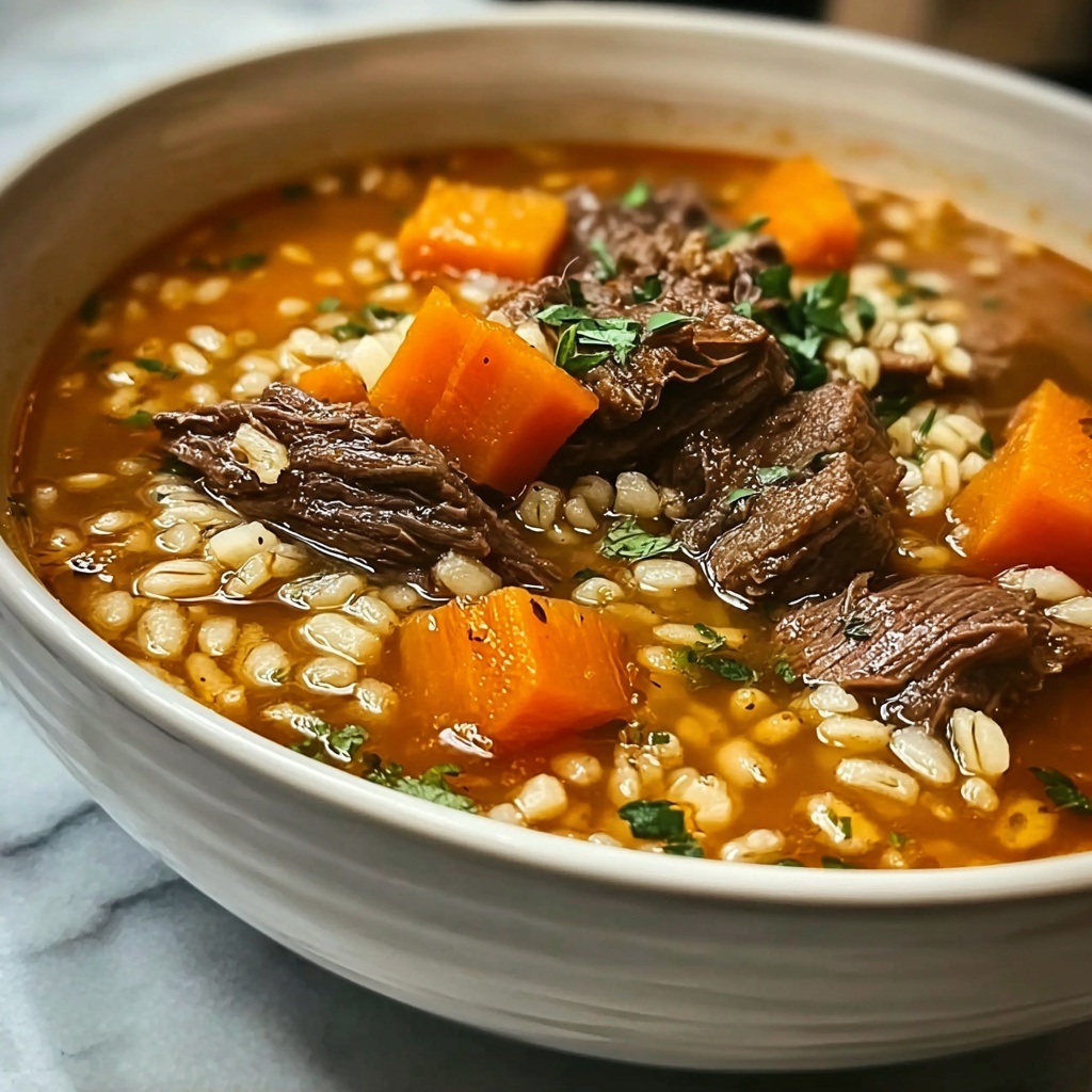 Best Beef Barley Soup Recipe for Cozy Nights Recipe - Recipe Image