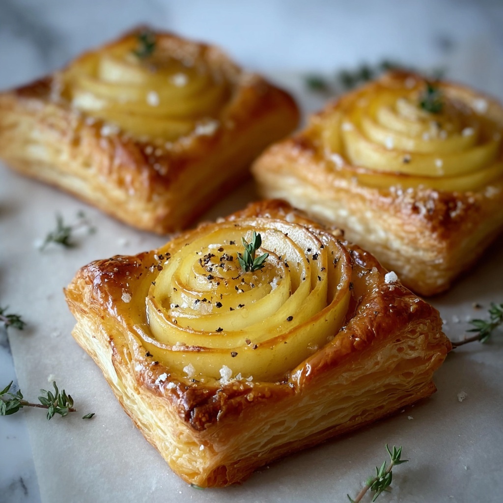 Camembert & Potato Puff Pastry Bites with Honey Recipe - Recipe Image