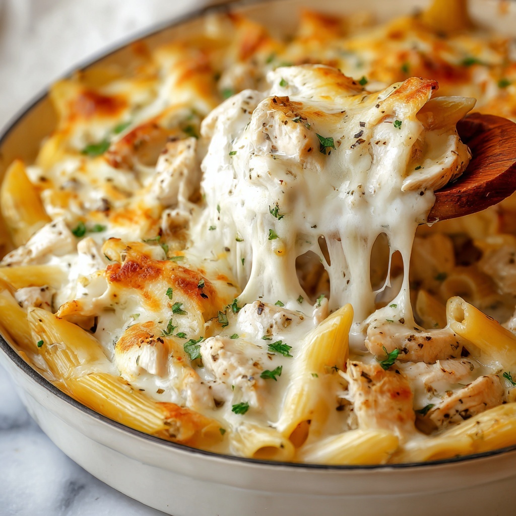 Chicken Alfredo Bake Recipe - Recipe Image
