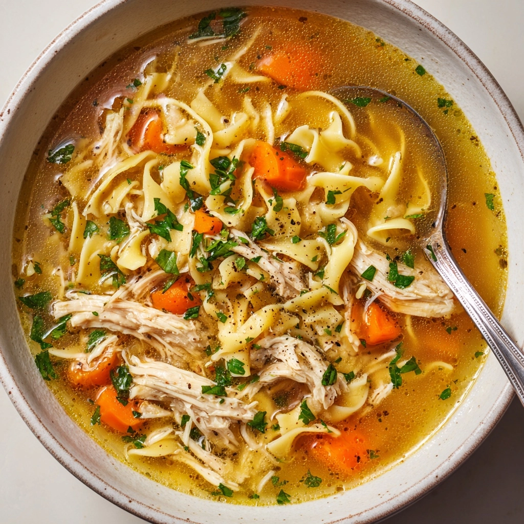 Classic Chicken Noodle Soup Recipe - Recipe Image
