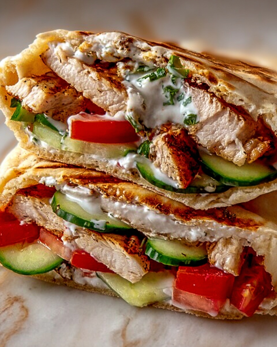 Authentic Greek Chicken Gyros Recipe - Recipe Image