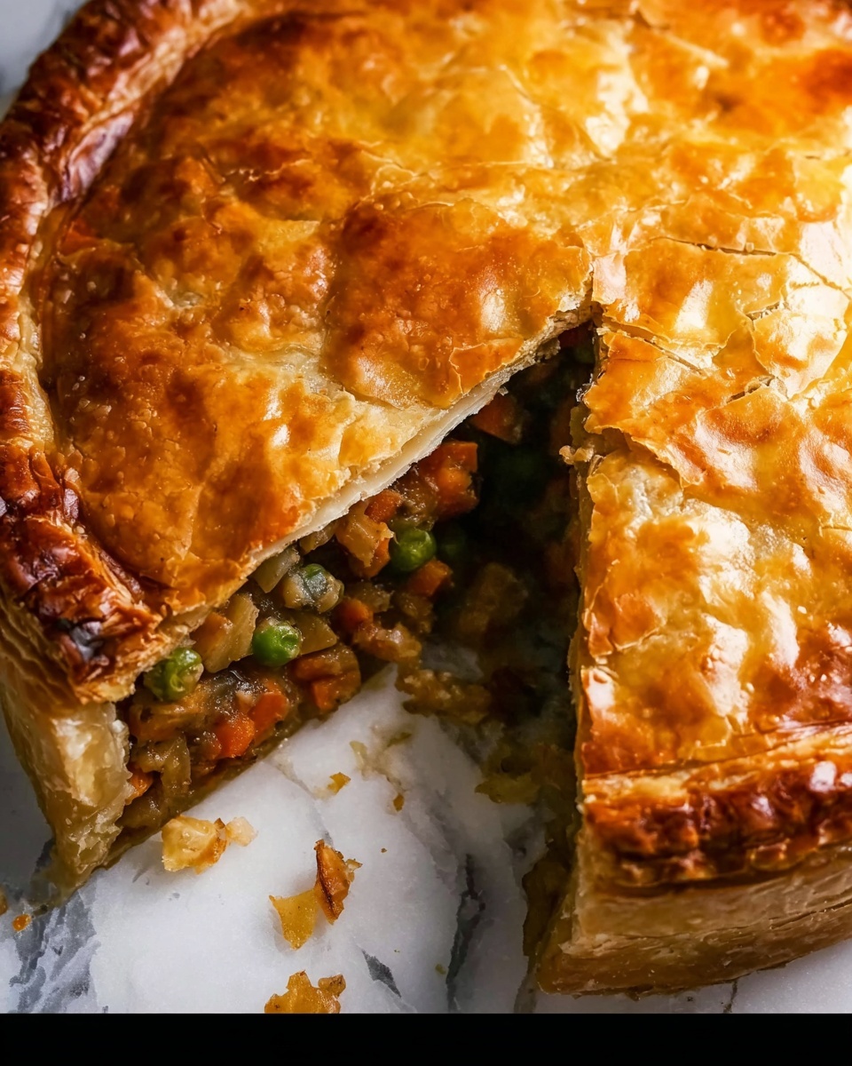 Vegetable Samosa Pie Recipe - Recipe Image