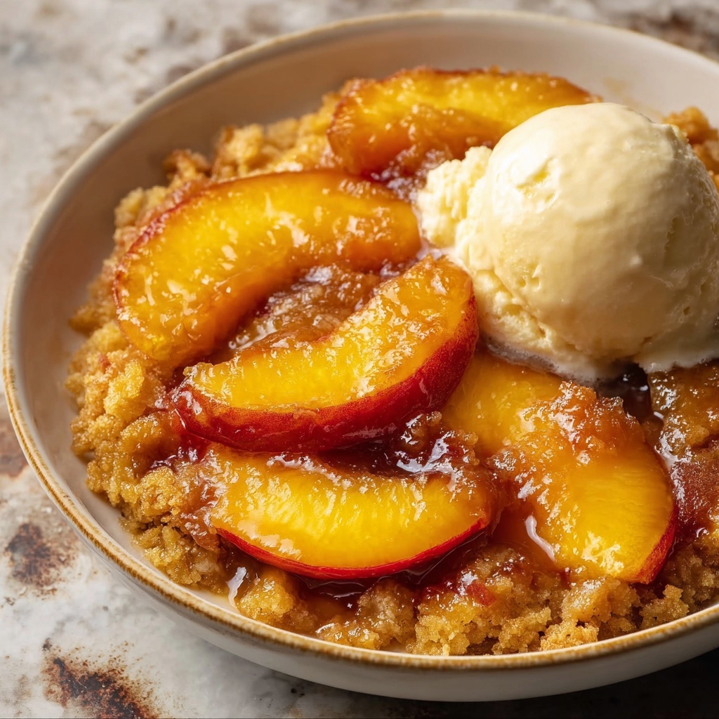 Brown Sugar Peach Cobbler Recipe - Recipe Image