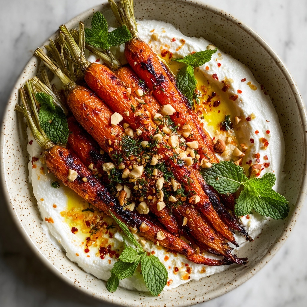 Roasted Carrots with Whipped Ricotta and Hot Honey Recipe - Recipe Image
