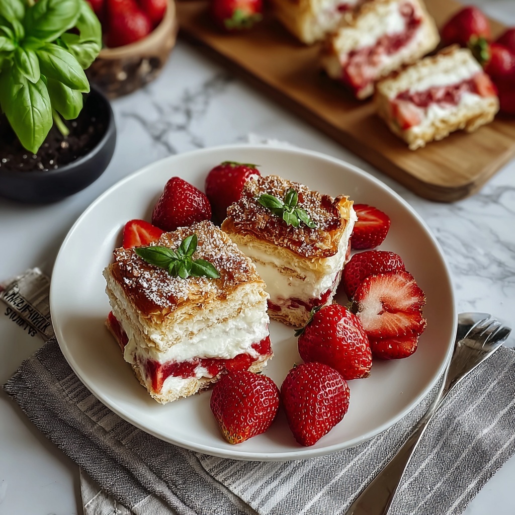 Fluffy Strawberry Shortcake Cheesecake Roll Recipe - Recipe Image