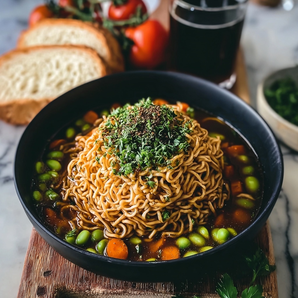 Easy Saucy Ramen Noodles Recipe - Recipe Image