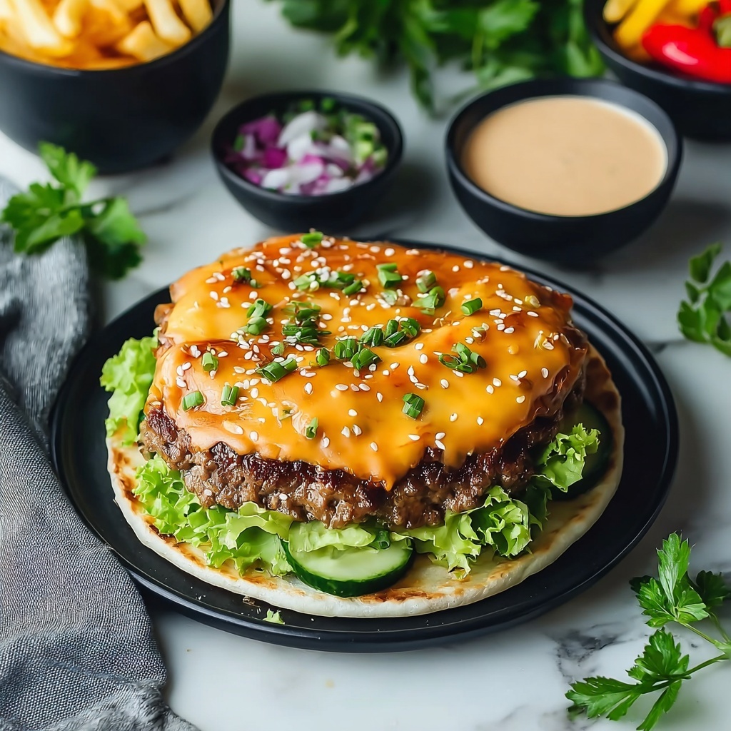 Homemade Big Mac Wraps With Special Sauce Recipe - Recipe Image