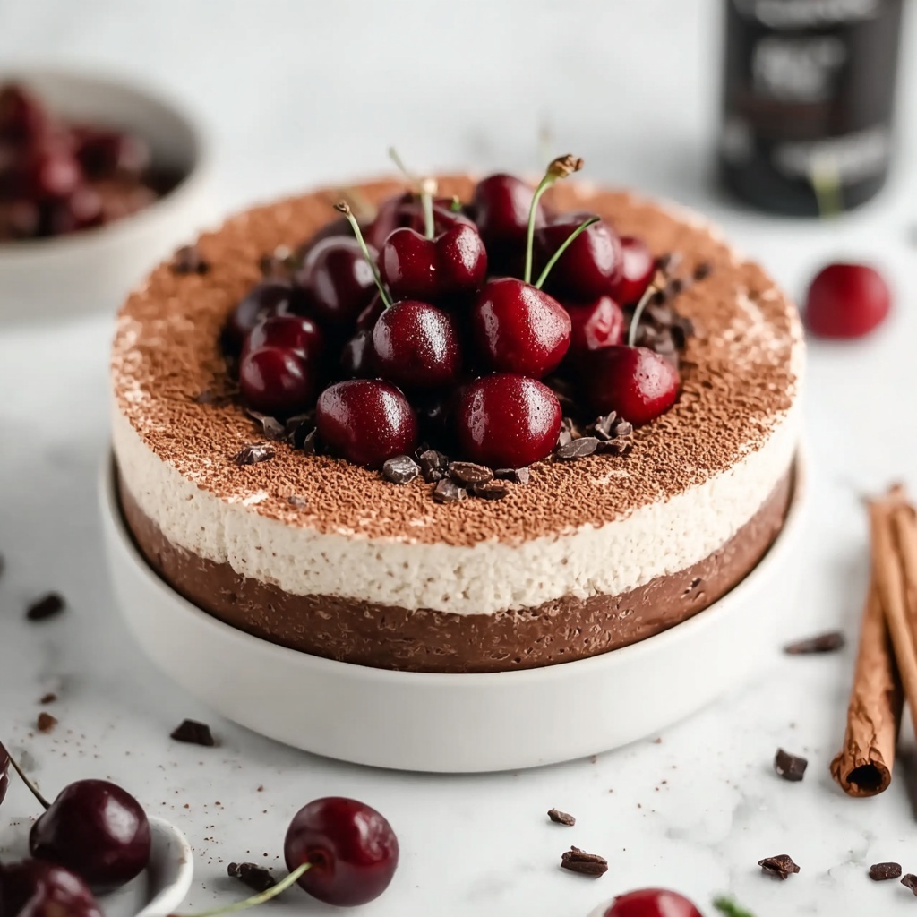 Cherry Amaretto Tiramisu Recipe - Recipe Image