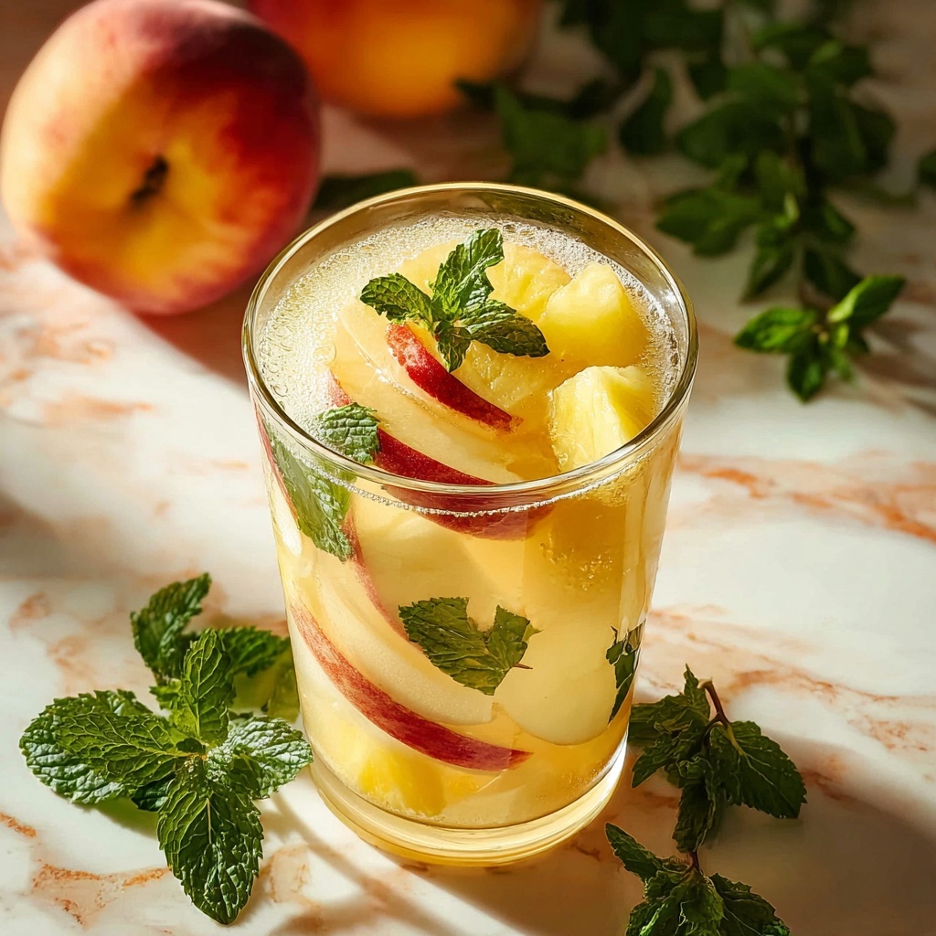 White Peach Sangria Recipe - Recipe Image